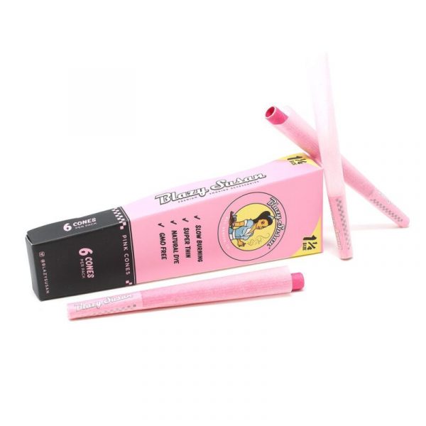 Caja con 6 Conos Rosas de 1-1/4 de Blazy Susan